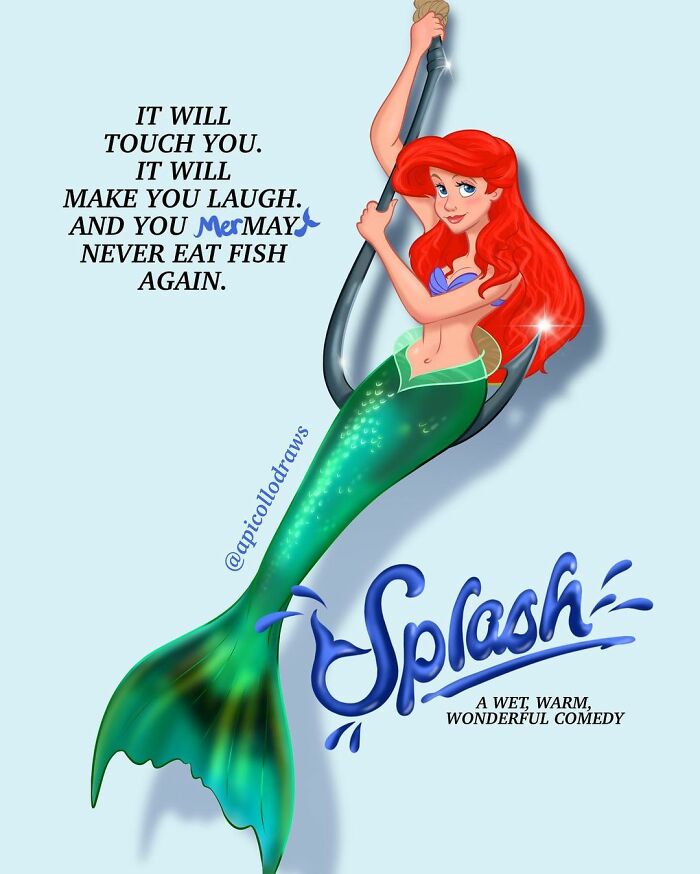 Movies-TV-Posters-Reimagined-Disney-Characters-Alex-Pick-Apicollodraws