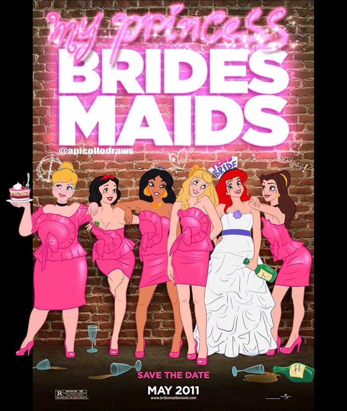 Movies-TV-Posters-Reimagined-Disney-Characters-Alex-Pick-Apicollodraws