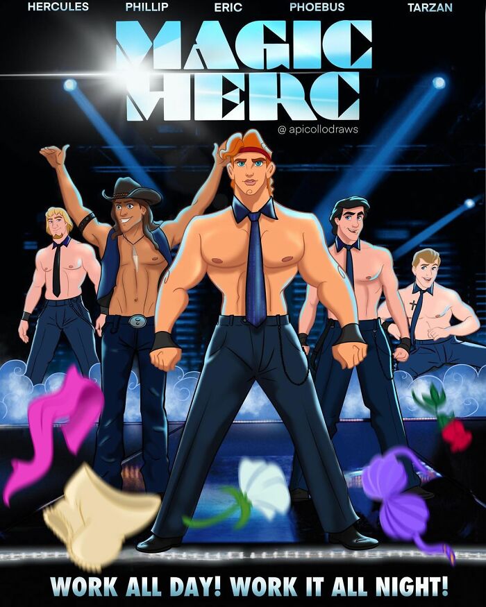 Movies-TV-Posters-Reimagined-Disney-Characters-Alex-Pick-Apicollodraws