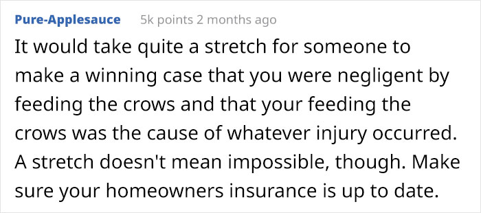Woman Shares How Feeding And Creating An 'Army Of Crows' Near Her House Possibly Saved This Neighbor's Life Woman Shares How Feeding And Creating An 'Army Of Crows' Near Her House Possibly Saved This Neighbor's Life
