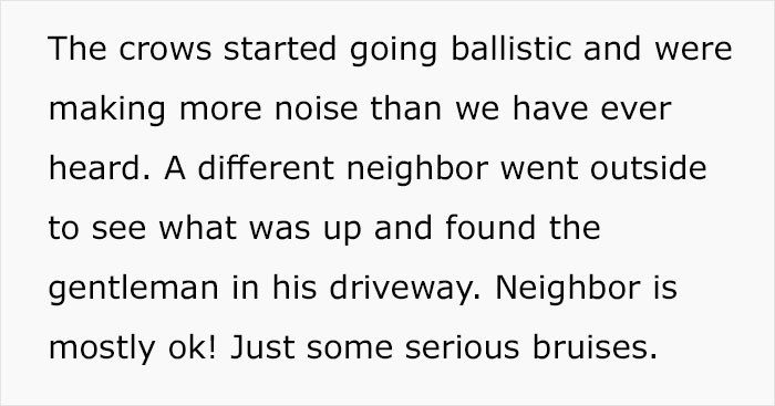 Woman Shares How Feeding And Creating An 'Army Of Crows' Near Her House Possibly Saved This Neighbor's Life Woman Shares How Feeding And Creating An 'Army Of Crows' Near Her House Possibly Saved This Neighbor's Life