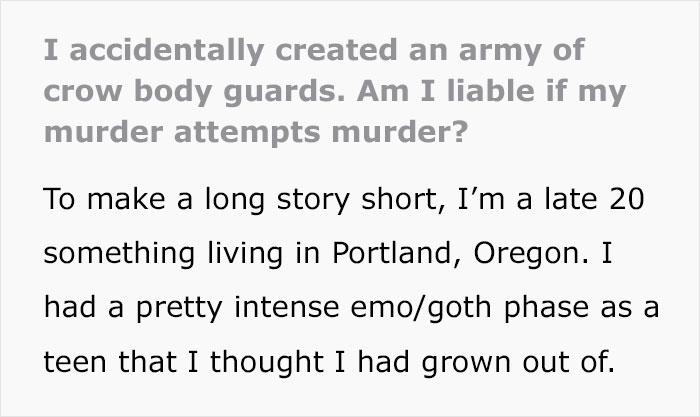 Woman Shares How Feeding And Creating An 'Army Of Crows' Near Her House Possibly Saved This Neighbor's Life Woman Shares How Feeding And Creating An 'Army Of Crows' Near Her House Possibly Saved This Neighbor's Life