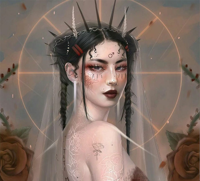 Artist Imagines What Zodiac Signs, Planets, And Elements Would Look Like As Women (37 Pics)