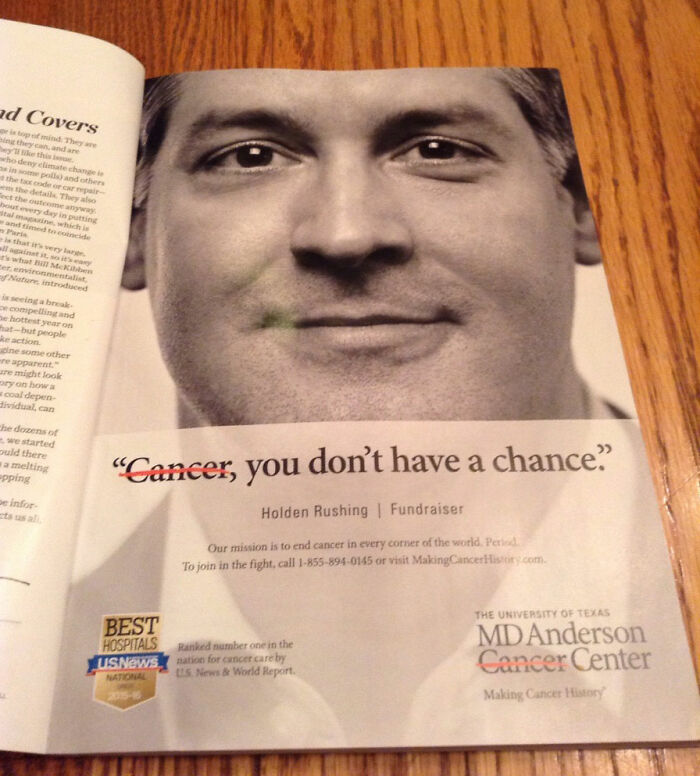 This Cancer Center's Ad