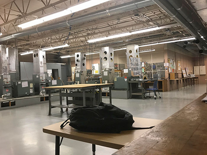 My College Labs Have Been Canceled Until Further Notice. And I Was Not Included On The Mass Text. No Wonder There’s No One Here