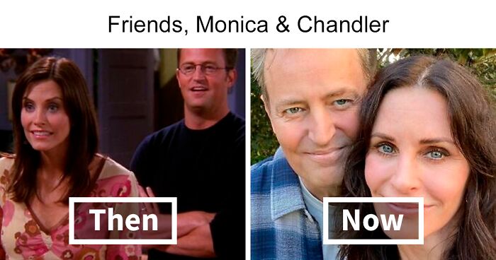 30 Comparisons Of Famous Couples From The Silver Screen And How Their Actors Look Now