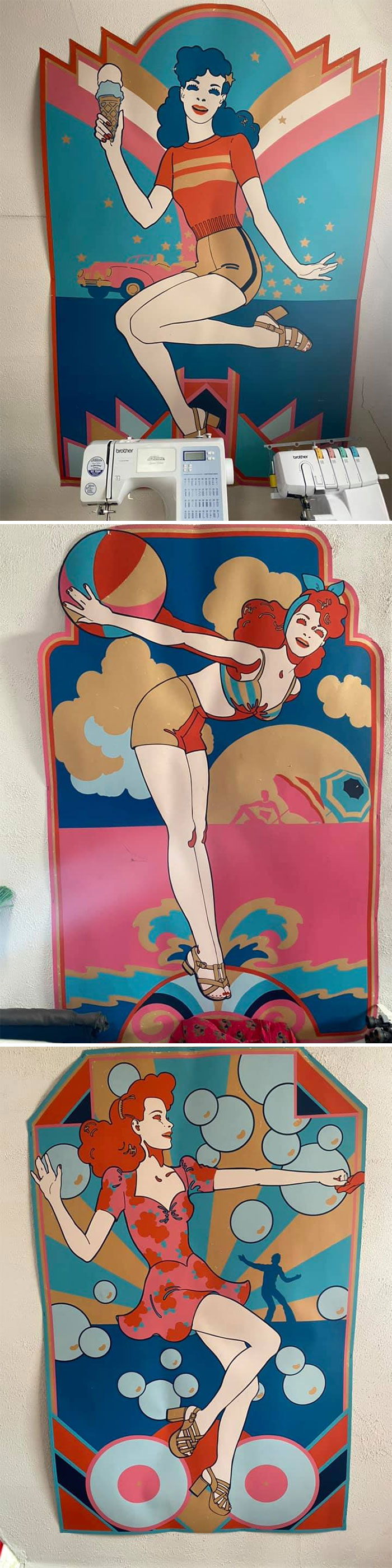 These Magnificent Posters Were Left Hanging On The Attic Walls In Our Home. The Sellers Had Lived There Since The 1970s