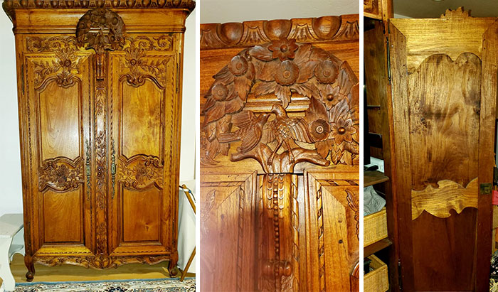 We Bought A House In April 2020, Just After Shutdowns In Arizona Started. We Saw This In The Garage When We First Looked At The House & We Hoped That Maybe It Would Be Left Behind, But Knew It Was A Long Shot. My Husband Happened To Talk To The Seller & Let Her Know We Were Fine With Any Furniture She Wanted To Leave & We Left It At That