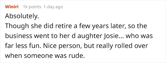 Jerk Customer Is Being Rude To The Staff So The Boss Scares Her Off By 'Taking A Closer Look'