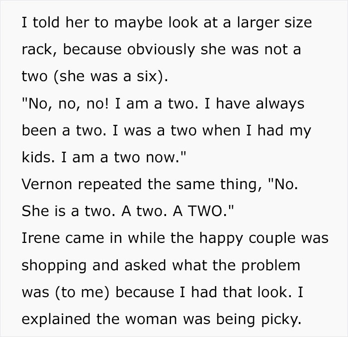 Jerk Customer Is Being Rude To The Staff So The Boss Scares Her Off By 'Taking A Closer Look'