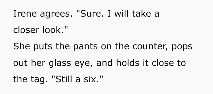 Jerk Customer Is Being Rude To The Staff So The Boss Scares Her Off By 'Taking A Closer Look'