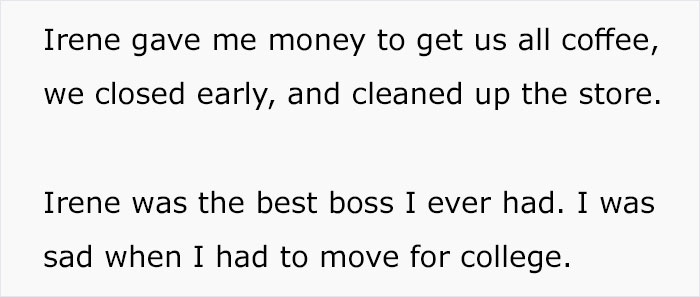 Jerk Customer Is Being Rude To The Staff So The Boss Scares Her Off By 'Taking A Closer Look'
