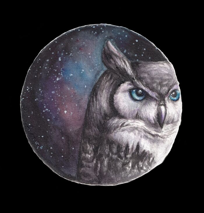 This Watercolour Owl