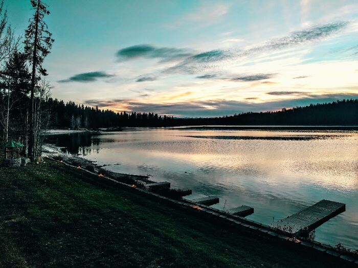 Sunset Over Payette Lake In Mccall, Idaho