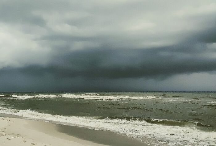 Storm Rolling In Off The Gulf Of Mexico, Northwest Florida