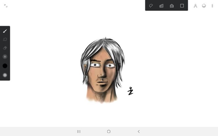 I Was Messing Around On My New Tablet Trying It Out.