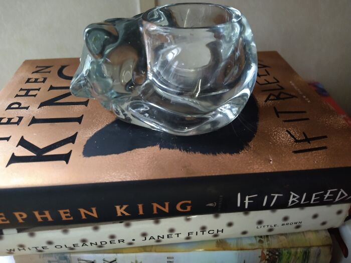 Sleeping Kitty Candle Holder