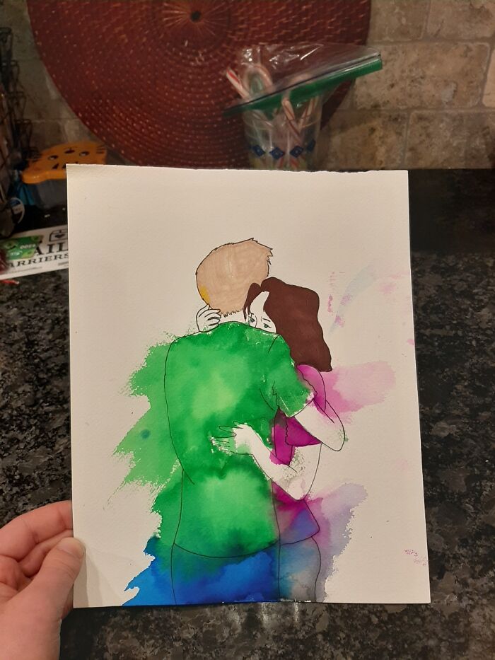 I Drew This With Pen And Watercolor Markers So Hopefully It Counts