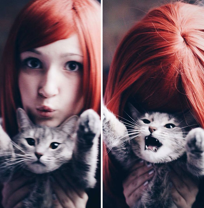 This Cat Probably Screams "Help Me"