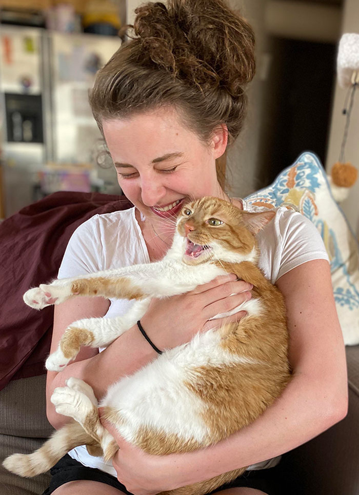 Phoebe Doesn’t Appreciate Cuddles