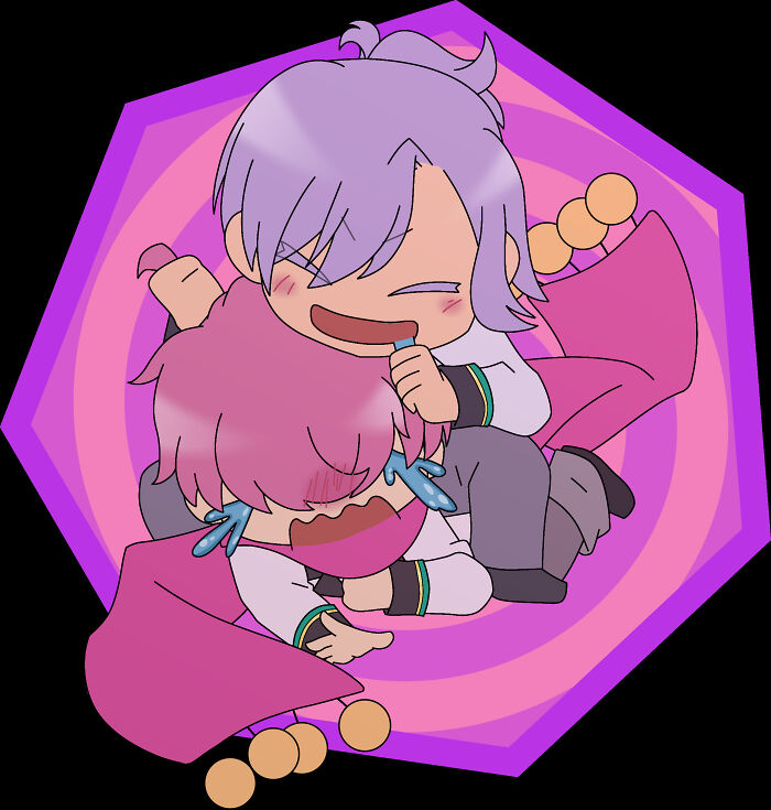 This Cute Chibi Couple I Made ^^