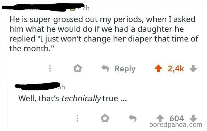 On A Thread About The Stupidest Comments Redditor's Significant Others Made