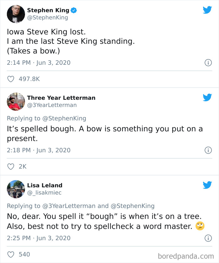 Confidently Corrected An Author