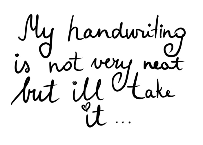 Hey Pandas, Post Your Neatest Handwriting (Closed)