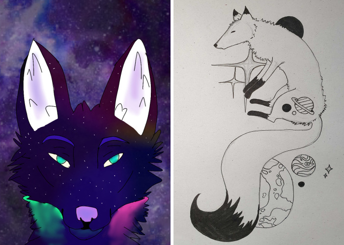 Hey Pandas, Draw A Galaxy Fox (Closed)