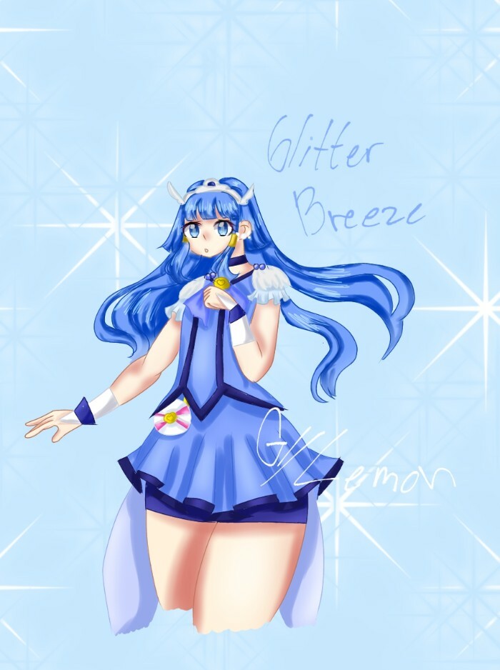 I Drew This Today :> (Yea I Used To Watch Glitter Force Lol)