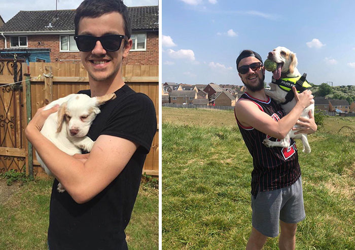 Meet Duncan, Pictures Taken Almost Four Years Apart