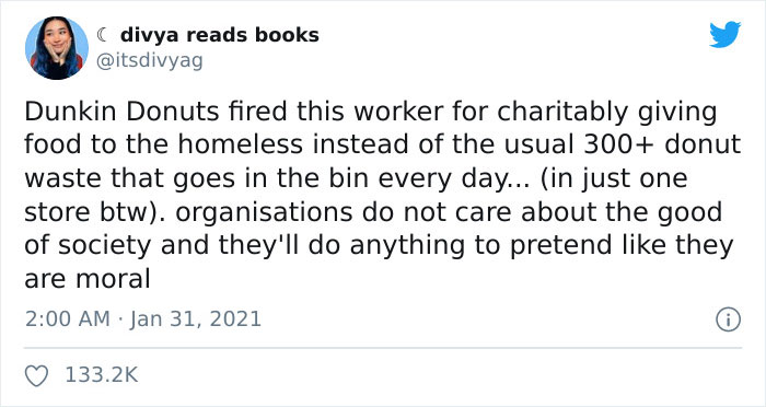 Guy Can’t Stand Throwing Away So Many Donuts At His Job, Ends Up Giving Them To The Homeless, Gets Fired Guy Can’t Stand Throwing Away So Many Donuts At His Job, Ends Up Giving Them To The Homeless, Gets Fired