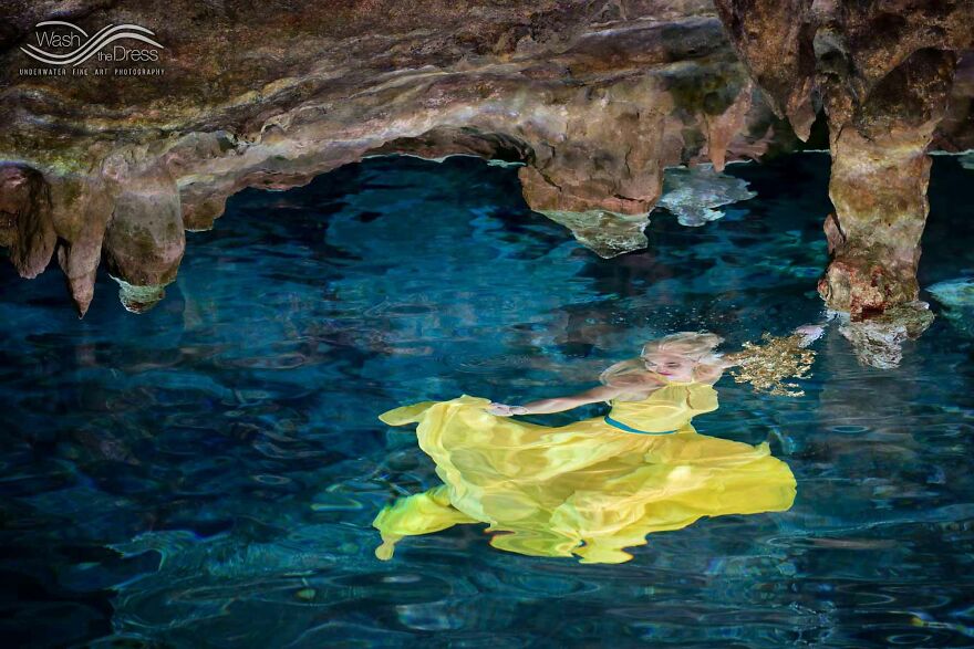 I Realized An Underwater Fashion Photoshoot In A Mexican Cenote