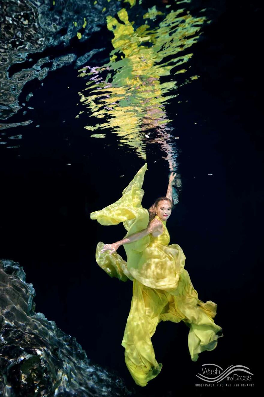 I Realized An Underwater Fashion Photoshoot In A Mexican Cenote