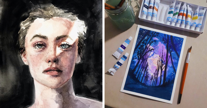 Hey Pandas, Post Your Watercolor Art (Closed)