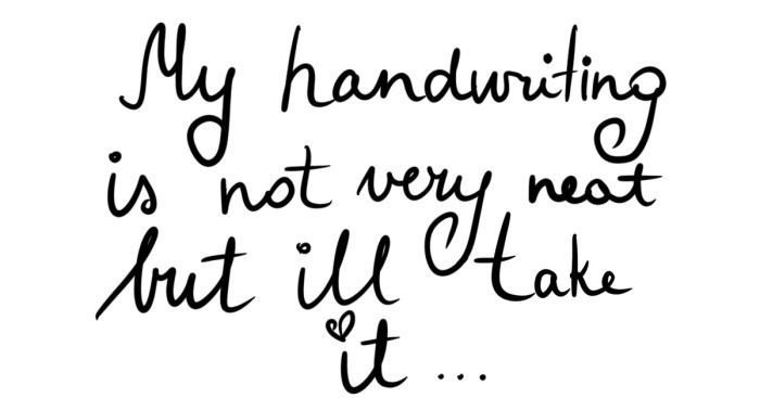 Hey Pandas, Post Your Neatest Handwriting (Closed)