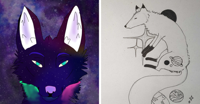 Hey Pandas, Draw A Galaxy Fox (Closed)