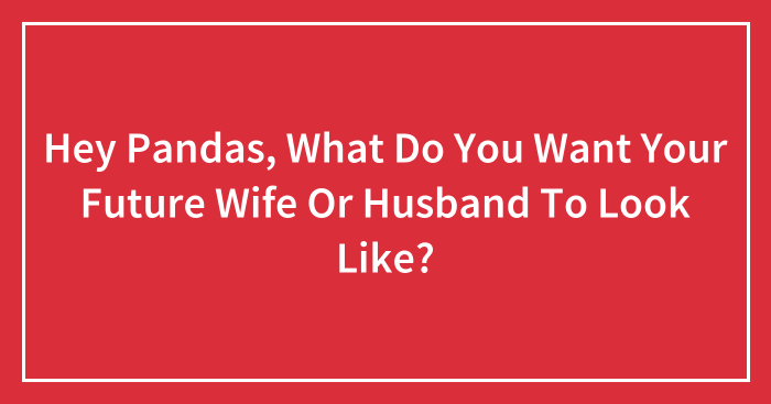 Hey Pandas, What Do You Want Your Future Wife Or Husband To Look Like? (Closed)