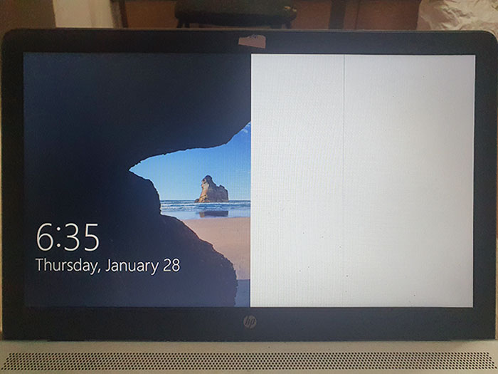 I Finally Got A Secondhand Laptop That Works Decently And I Slipped On The Charger And Dropped It Off The Bed. It Only Half Works Now