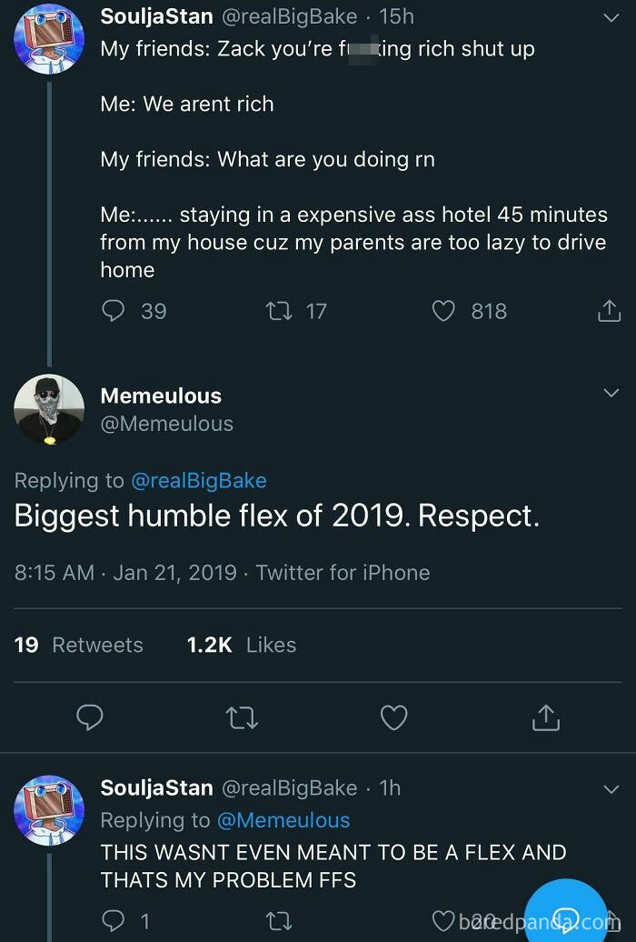 He Wasn't Event Trying To Flex, Guys. He's Just That Rich