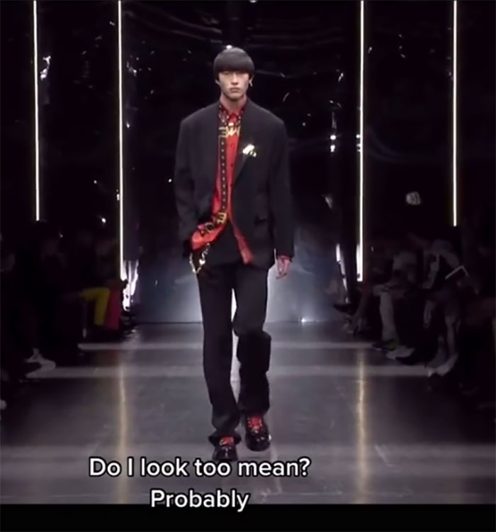Model Shares What Goes Through His Mind During His Runway Walk And People Think It's Hilarious