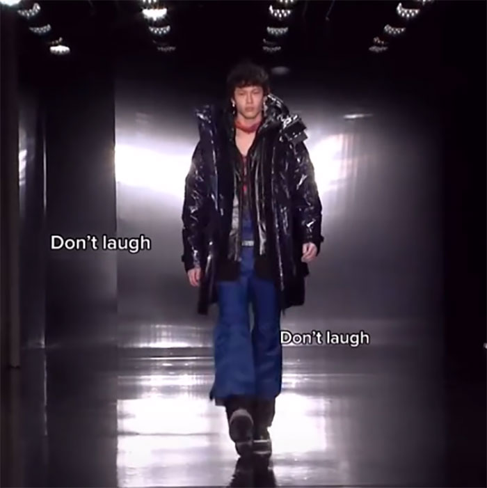 Model Shares What Goes Through His Mind During His Runway Walk And People Think It's Hilarious