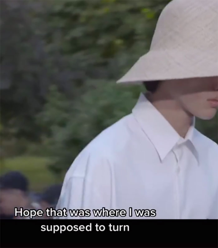 Model Shares What Goes Through His Mind During His Runway Walk And People Think It's Hilarious