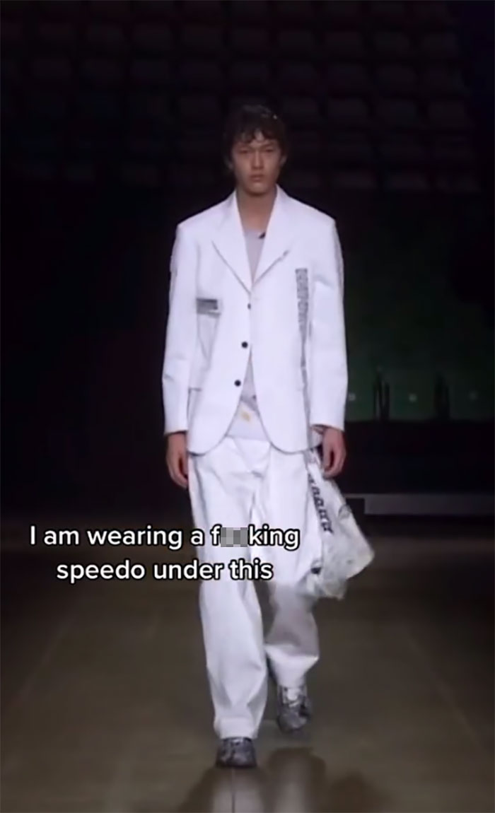 Model Shares What Goes Through His Mind During His Runway Walk And People Think It's Hilarious
