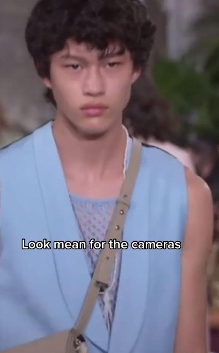 Model Shares What Goes Through His Mind During His Runway Walk And People Think It's Hilarious