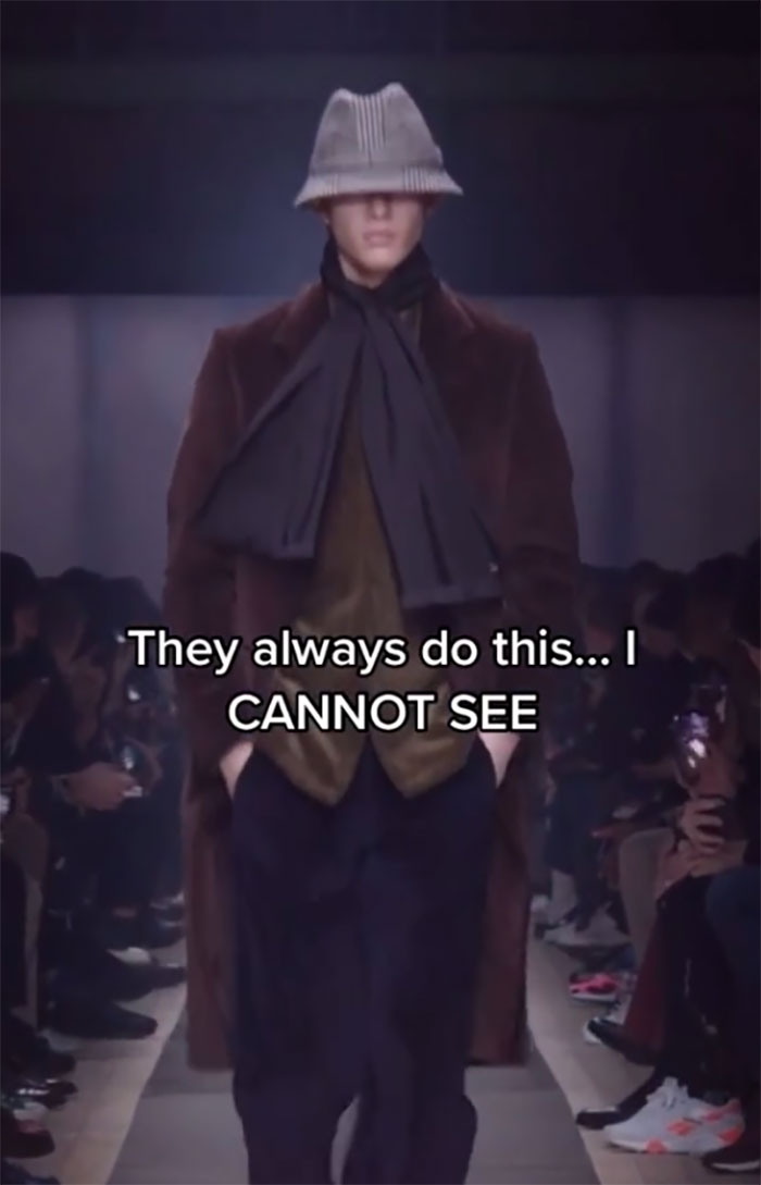 Model Shares What Goes Through His Mind During His Runway Walk And People Think It's Hilarious