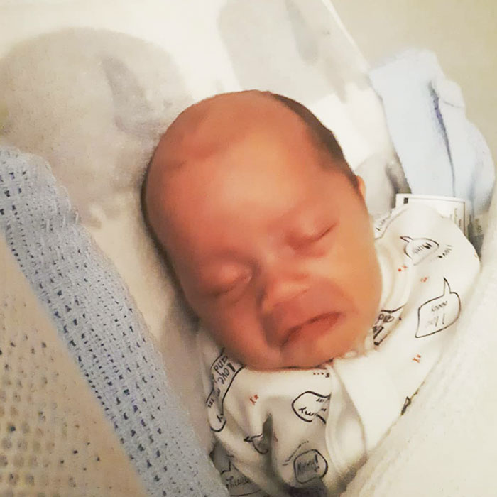 Not Impressed There Mate, Going Bald At 1 Month Old. The Grey Hair Is Round The Corner