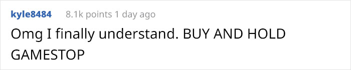 Person Explains The Millionaires Vs. $GME Redditors Story With A Nintendo Switch Example And People Finally Understand It Person Explains The Millionaires Vs. $GME Redditors Story With A Nintendo Switch Example And People Finally Understand It