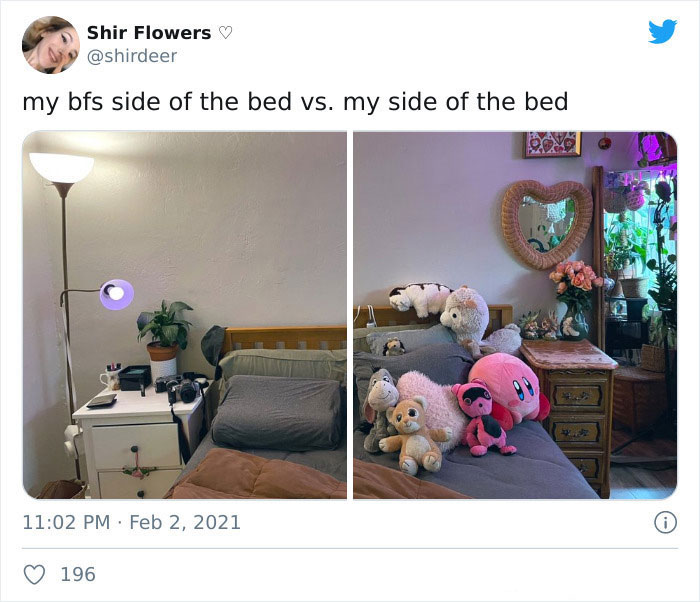 Women Are Comparing Their Side Of The Bed Vs. Their Boyfriends', And People Find The Similarities Between Men Hilarious Women Are Comparing Their Side Of The Bed Vs. Their Boyfriends', And People Find The Similarities Between Men Hilarious