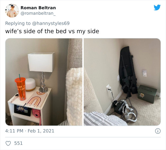 Women Are Comparing Their Side Of The Bed Vs. Their Boyfriends', And People Find The Similarities Between Men Hilarious